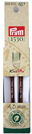 Prym 223372 Rundstricknadelspitzen NATURAL kurz 8,7 cm 4,00 mm