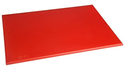 Hygiplas, antimikrobielles Schneidebrett mit hoher Dichte, rot, 12 x 455 x 305 mm, Küche