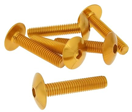 Screw Set of 6 cosplay Gold – M6 x 30