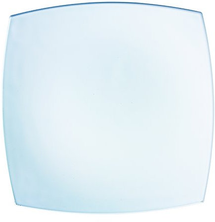 Arc J0592 Piatto Vetro Quadrato Piano, Bianco