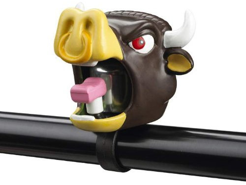 Crazy Stuff Kinder Fahrradklingel Stier, braun