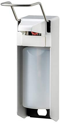 ALLCARE 8050 MediQo-line MQL10A Seifen- und Desinfektionsmittelspender Aluminium, 1000 ml langer Hebel
