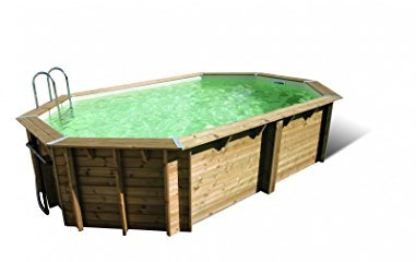 Piscine Bois TONGA allongée en kit - 610 x 400 x 120 cm