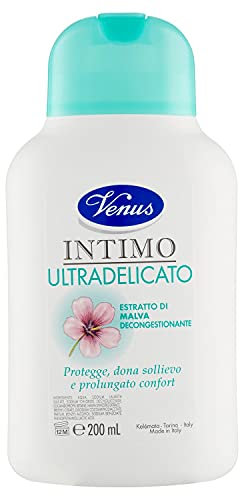 Venus - Igiene Intima, Ultta Delicata con Estratto di Malva Purifica, Rinfresca, Aiuta a Prevenire le Irritazioni - 200 ml