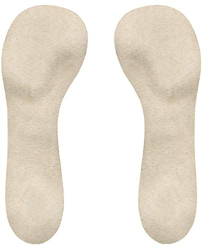 BERGAL Easy Tec - Samtiges Gel-Fussbett für optimale Polsterung in hohen Schuhen + Rema Einlagenbeutel (38/39, Beige)