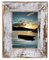 Bilderrahmen Landhaus weiß/schwarz 13x18 cm