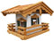 Habau 1795 Vogelhaus Schwarzwald mit Silo und Ständer