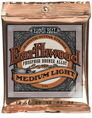 Ernie Ball Slinky regulares de la guitarra acústica de cuerdas 12-54 (, 2 paquetes)