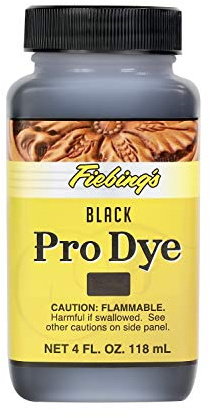 Fiebing's Professional Oil Dye. Black Size: 125 grammes.