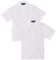 Blue Max Banner Girl's Revere Twin Pack Short Sleeve School Blouse, White, 32 Chest