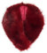 Futrzane Classic Kragen - Fake Fur Pelzkragen Damen - Kunstfell Kunstpelz Stola (Rot Classic)