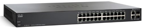 Cisco SF200-24FP-EU 10/100 Smart Switch PoE (180W, 240-Port)