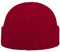 Stetson Surth Kaschmir Wintermütze - hochwertige Wollmütze Damen/Herren - Strickmütze aus 100% Kaschmirwolle - Einheitsgröße 55-60 cm - unifarbene Umschlagmütze Herbst/Winter rot One Size