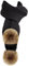 TOSKATOK® Damen-langes gewelltes weichen Acryl Schal mit Fellimitat pom pom trim