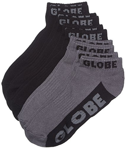 Globe Socken New Tradie Ankle Socks 5 Pack, Black/Grey, 7-11, GB71029049