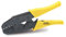 Pollin-Choice Crimpzange für unisolierte Flachstecker, Schwarz, Gelb, 1,5-6 mm², Crimping Pliers