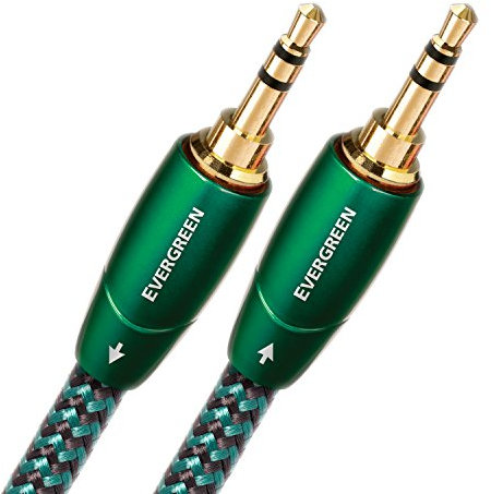 AudioQuest Evergreen 3.5mm Aux Cable – Male to Male Stereo Interconnect