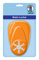 Ursus 19480071 - Motivlocher mit Hebel mittel, Schneeflocke 2, orange, ausgestanztes Motiv ca. 25,4 mm, aus Kunststoff mit Metallstanze, geeignet für Grammaturen von 160 220 g /qm