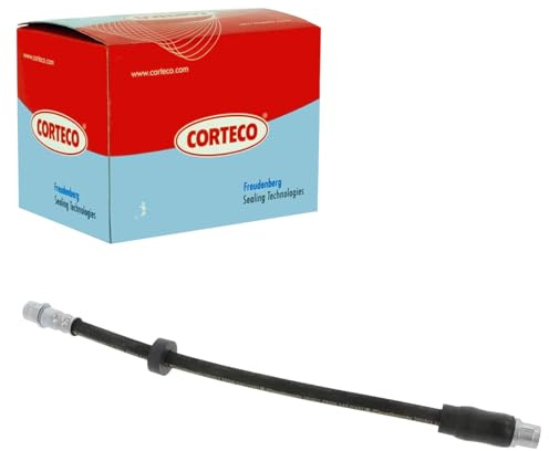 Corteco 19036317 Bremsschlauch vorne | 19036317 Kompatibel mit A4 B6 (8E2),A4 B6 Avant (8E5),A4 B6 Cabriolet (8H7),A4 B7 (8EC),A4 B7 Avant (8ED),A4 B7 Cabriolet (8H