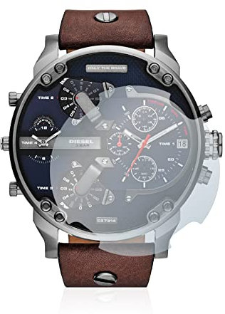 brotect Protection Écran Verre pour Diesel DZ7314 Mr. Daddy Film Protecteur Vitre 9H [Anti-Rayures, Transparent]