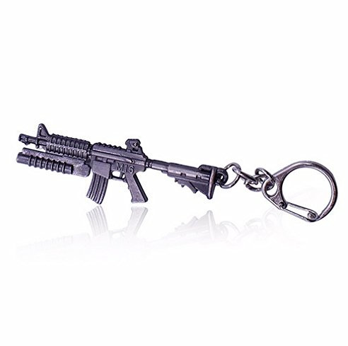 Familienkalender Miniatur M16 mit Granatwerfer Angriff Gewehr Schlüsselanhänger aus Shooter Games | Counter | Gewehr | Waffe | Geschenk | Games |