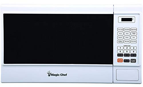 Magic Chef MCM1310W Comptoir 36.8L 1000W Noir, Blanc micro-onde - Micro-ondes (Comptoir, 36,8 L, 1000 W, Tactil, Noir, Blanc, Bouton)