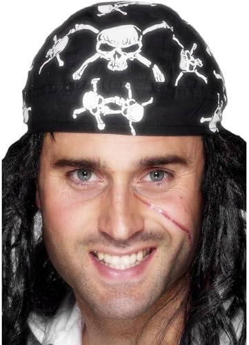 Pirate Bandana, Skull and Crossbones Design