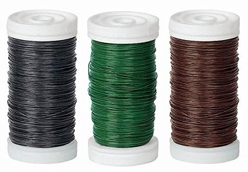 DN-Dekor 119-0080-005 - Bindedraht, grün, 0,35 mm, 100 g