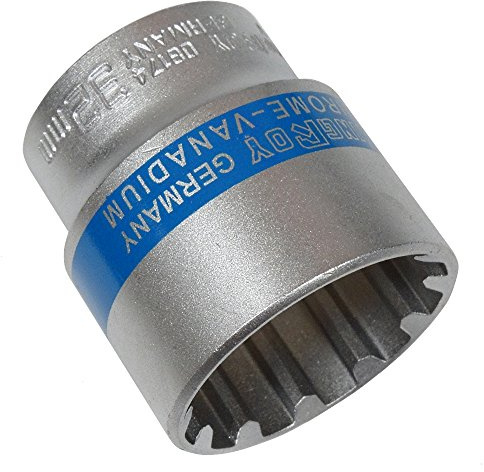 AERZETIX - Douille de Vissage Polygonale 12 Pans Carré 1/2 32mm CrV