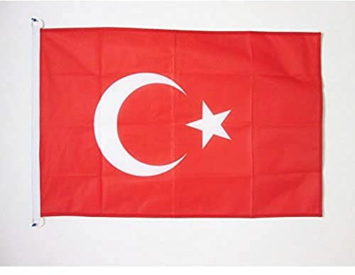 AZ FLAG Bandiera Turchia 90x60cm per Esterno - Bandiera Turca 60 x 90 cm