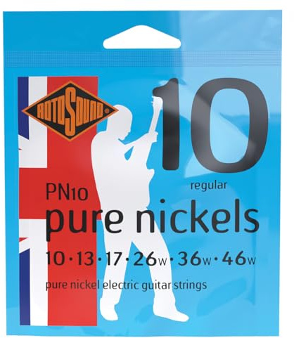 Rotosound PN10 Pure Nickel Electric Guitar Strings (10-46)