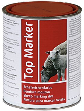 Schafzeichenfarbe 1 kg, rot