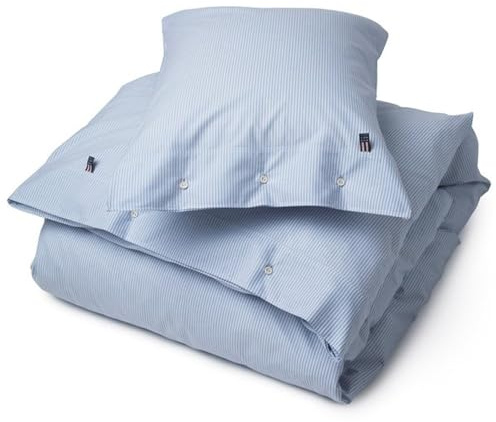 Lexinigton - Pin Point - Bettwäsche, Bettdeckenbezug - Farbe: Blue White - 155 x 220 cm - Baumwolle
