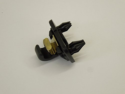 Audi A1 A3 A4 A5 TT Q3 Q5 sole visiera Clip di gancio Alma Nero Nuovo