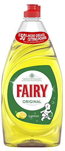 Fairy Original Spülmittel Zitrone mit Liftaction kein Einweichen, kein Fett, kein Stress, sanft zur Haut, 780 ml