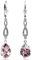 Jugendstil Ohrhänger Silber Antik Rosa Ohrringe Silber Iris NOBEL SCHMUCK