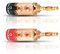 OEHLBACH XXL Fusion Banana - High-End Bananenstecker für Kabel bis 6mm² - Vollmetallstecker, rot/schwarz Kennzeichnung - 4 Stück -gold