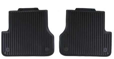 Audi 4G0061511041 4G0 511 61 511 41 Allwetterfußmatten hinten, schwarz