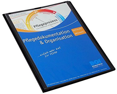 Sichtbuch aus PP mit Vordertasche und 40 Hüllen, VE: 1 Stück, schwarz