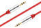 Sentivus au005 – 300 Premium Cable de audio jack (Clavija A Clavija de 3,5 mm), contactos dorados, 3 m, color rojo