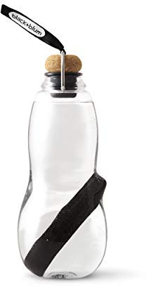 Bouteille d’eau avec filtre au charbon de bois - Noir - Black+Blum