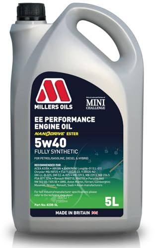 Millers Oils EE Performance C3 5w-40 Fully Synthetic Engine Oil - 5 Litres
