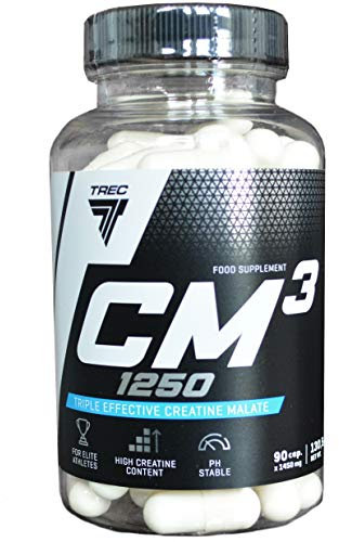 Trec Nutrition Cm3 1250 90 caps -- Creatine Tablets for MASS / WEIGHT GAIN / STRENGTH / SIZE