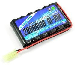 Pack NIMH 7.2V 2000mAh Mini Tamiya