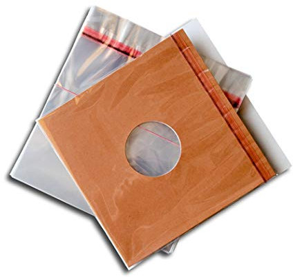 25cm/10inch Schutzhüllen Verschluss Protected (50 Stück)