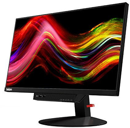 Lenovo ThinkCentre Tiny in One 24 Gen 3 23.8” FullHD LED IPS Monitor – 60Hz, Dual Speakers, 250 cd/m², 1000:1, 4ms, Webcam, Lenovo Tiny PC Compatible - 10QYPAT1UK