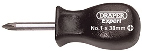 Draper Cross Slot Mechanic's Screwdriver, No.1 x 38mm 19540