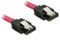 DELOCK 82676 Kabel SATA 6Gb/s Gerade/Gerade SATA 7 Pin Stecker Auf SATA 7 Pin Stecker 30cm Rot
