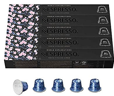 Nespresso Capsules Vivalto Lungo, Lot de 5, 50 Capsules