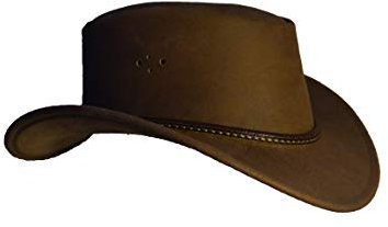 Bushfire Lederhut Yallingup braun Gr XXL geölt echtes Leder, wasserfest